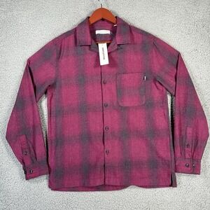 Standard Cloth Urban Outfitters Flannel Button Up Shirt Men Size‎ S Camp Hipster